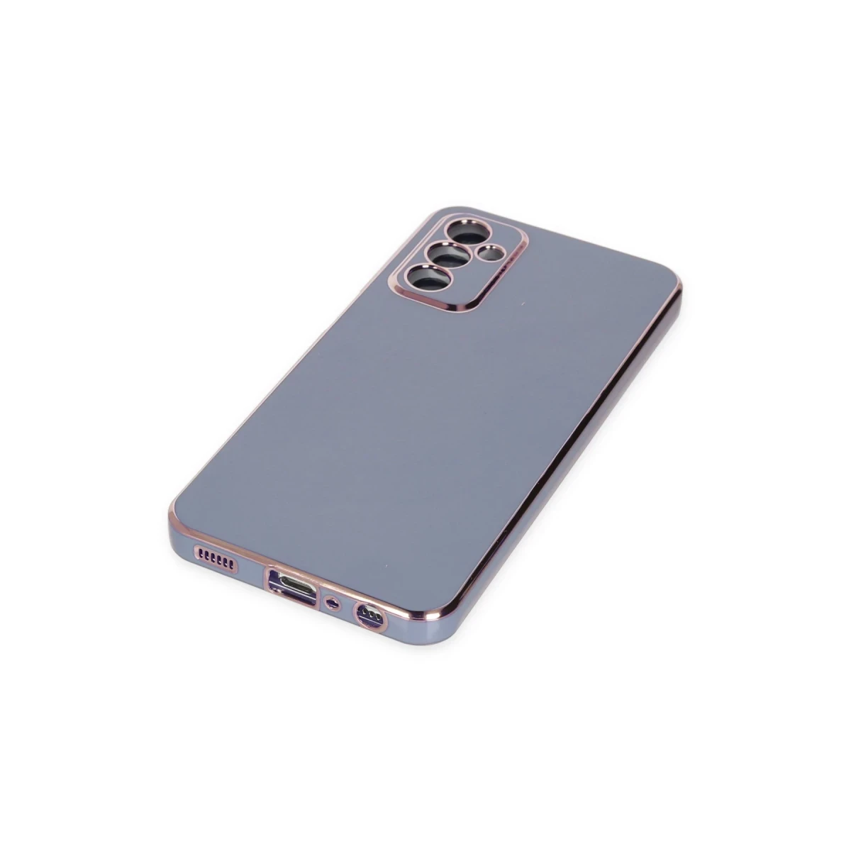 Samsung Galaxy M23 Kılıf Volet Silikon - Mavi