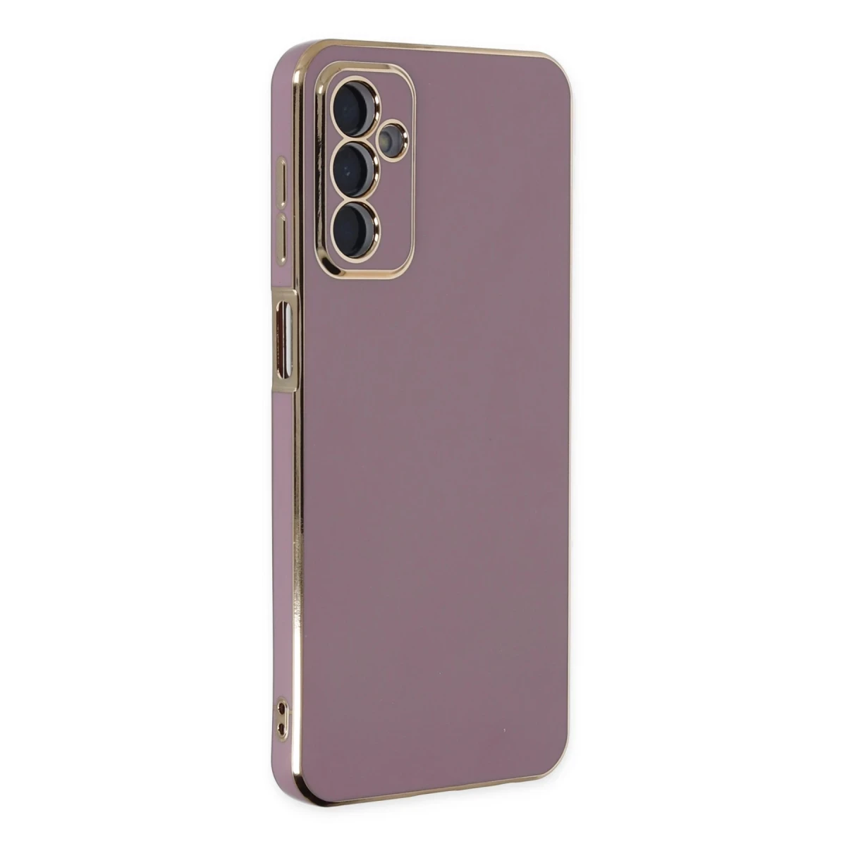 Samsung Galaxy M23 Kılıf Volet Silikon - Mor