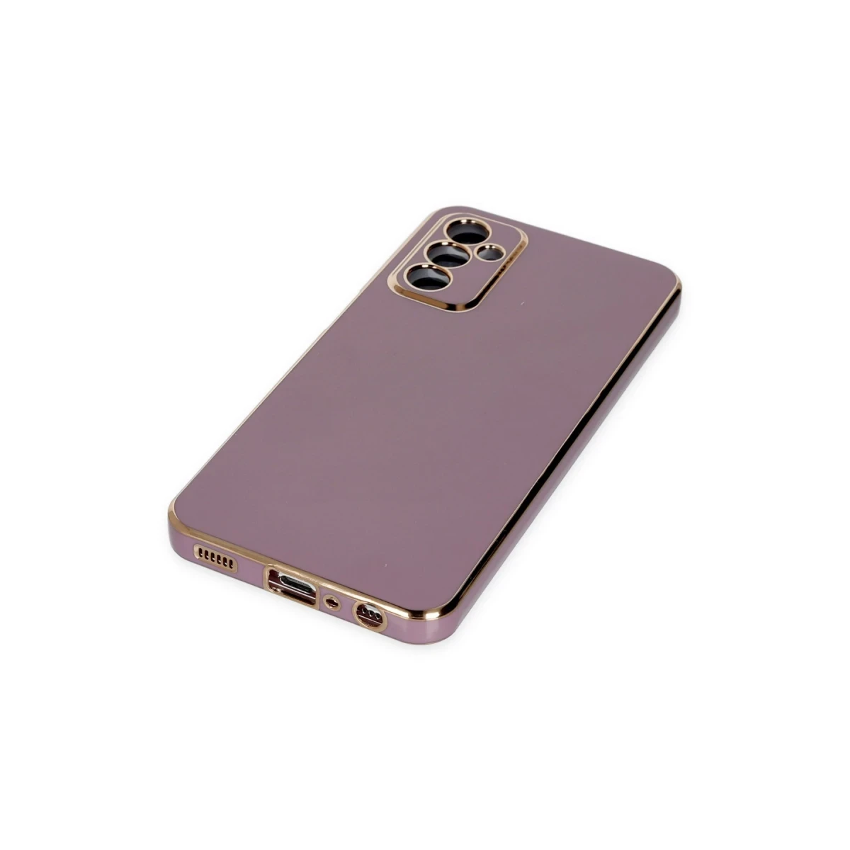 Samsung Galaxy M23 Kılıf Volet Silikon - Mor