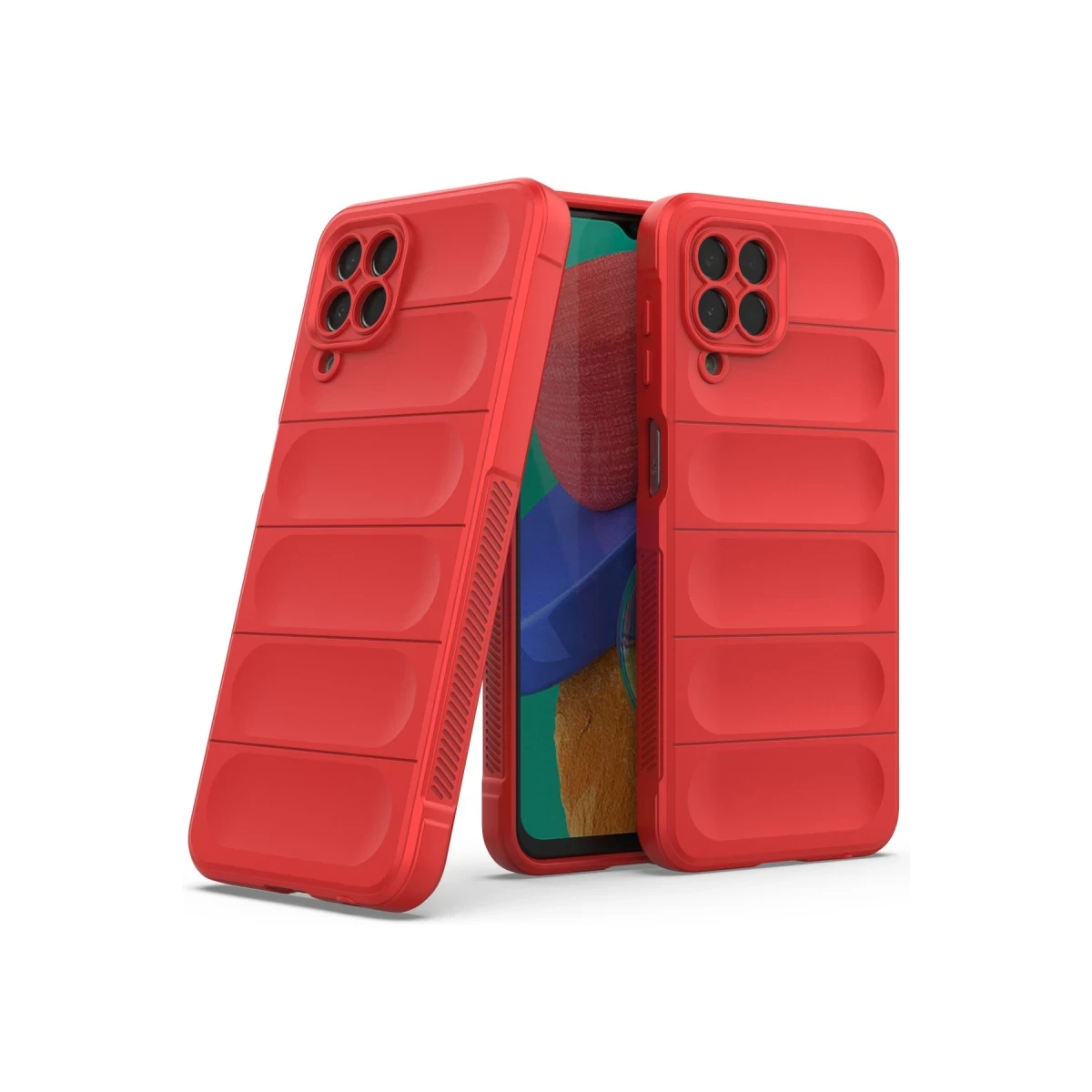 Samsung Galaxy M33 Kılıf Optimum Silikon - Kırmızı