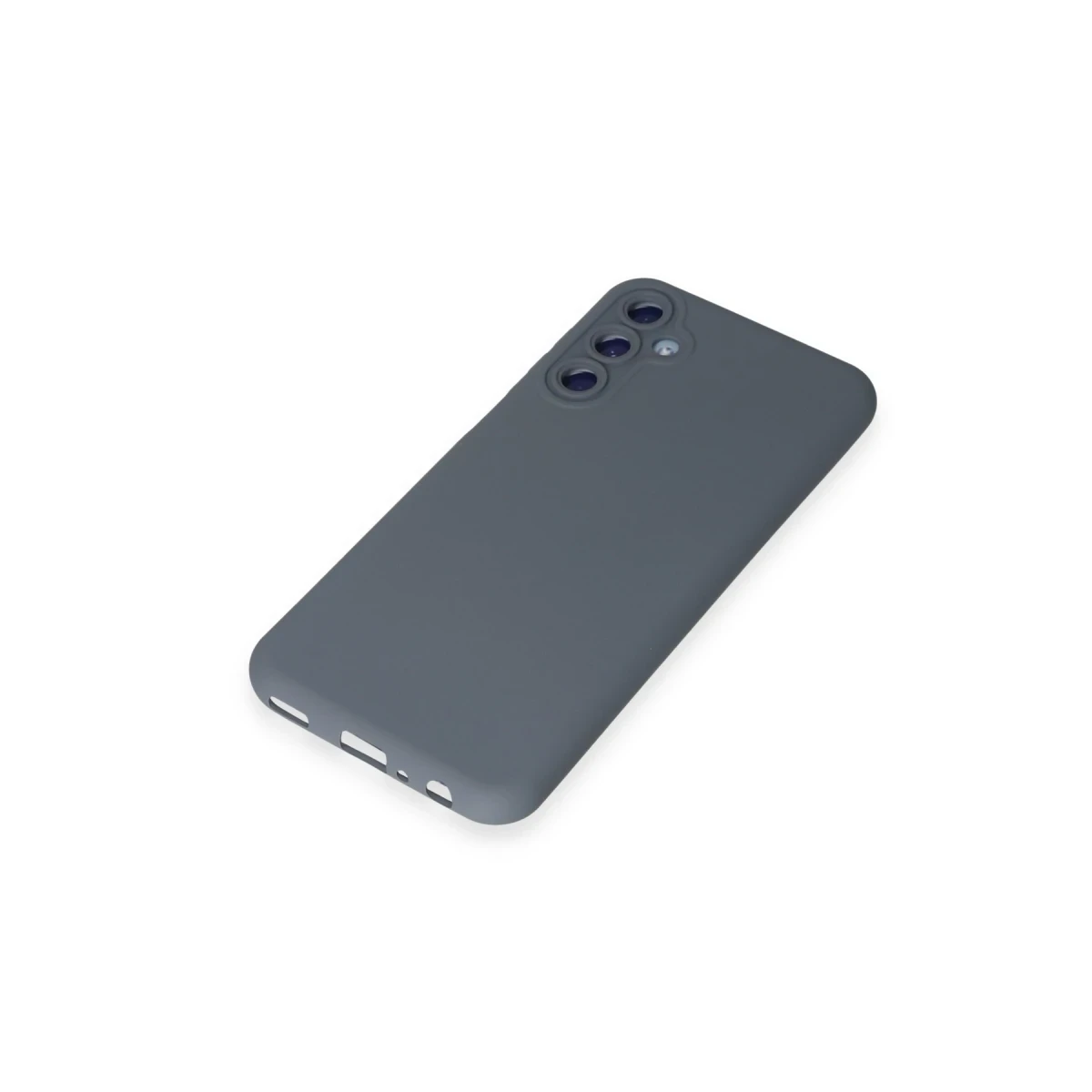 Samsung Galaxy M34 5G Kılıf Nano içi Kadife Silikon - Gri