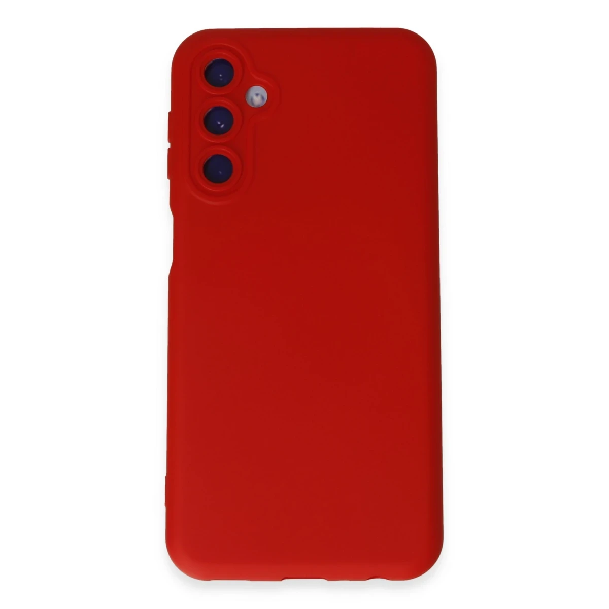 Samsung Galaxy M34 5G Kılıf Nano içi Kadife Silikon - Kırmızı