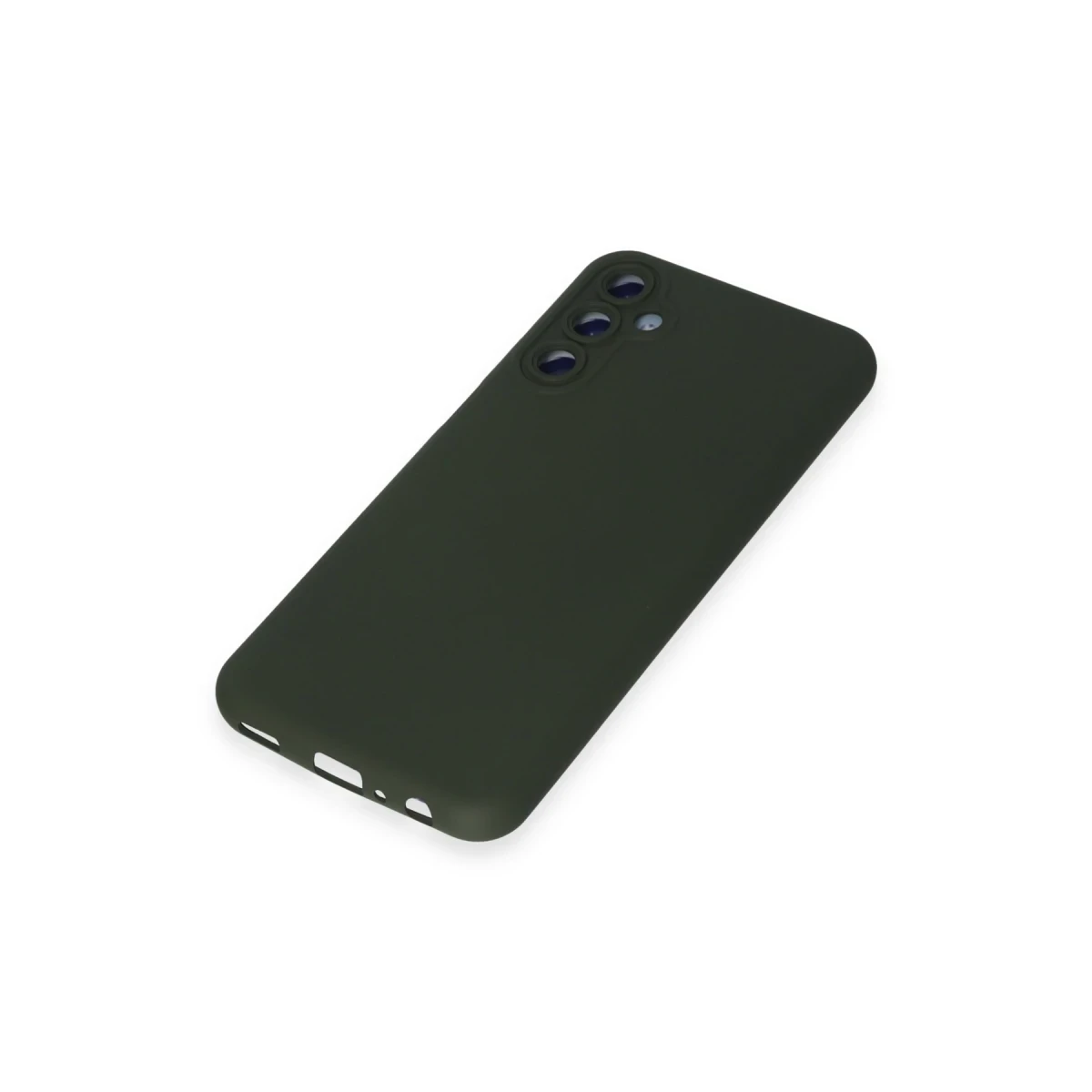 Samsung Galaxy M34 5G Kılıf Nano içi Kadife Silikon - Koyu Yeşil