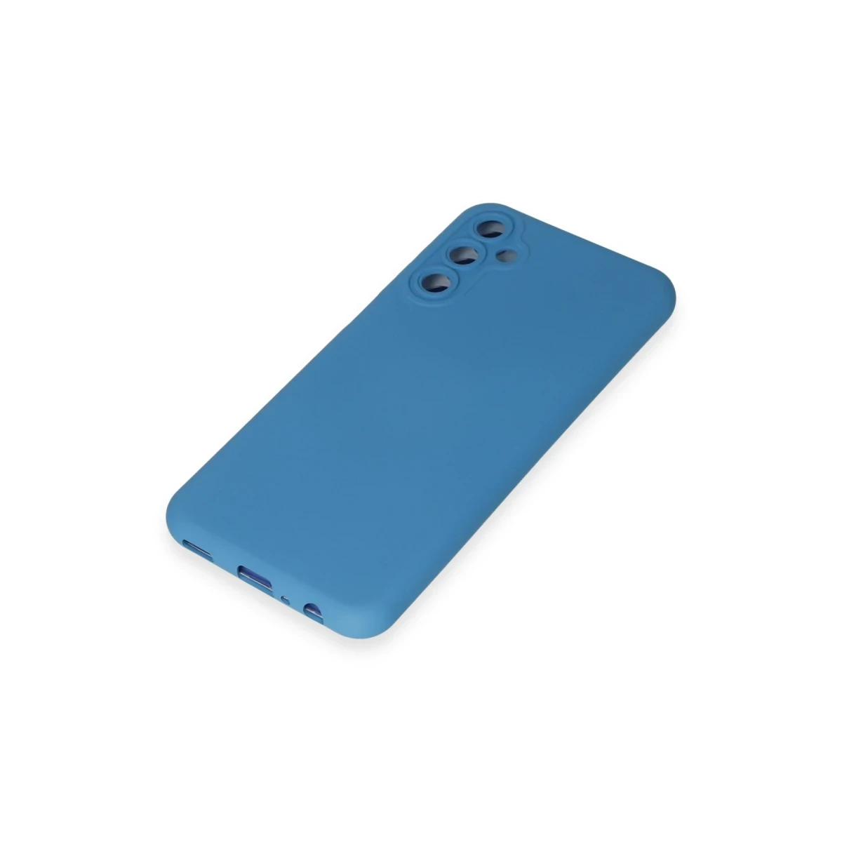 Samsung Galaxy M34 5G Kılıf Nano içi Kadife Silikon - Mavi