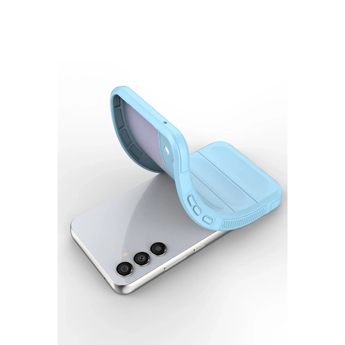 Samsung Galaxy M34 5G Kılıf Optimum Silikon - Sky Blue