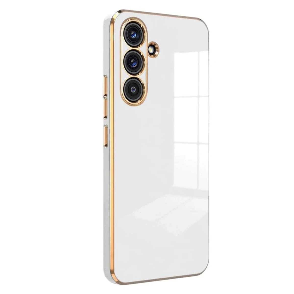 Samsung Galaxy M34 5G Kılıf Volet Silikon - Beyaz