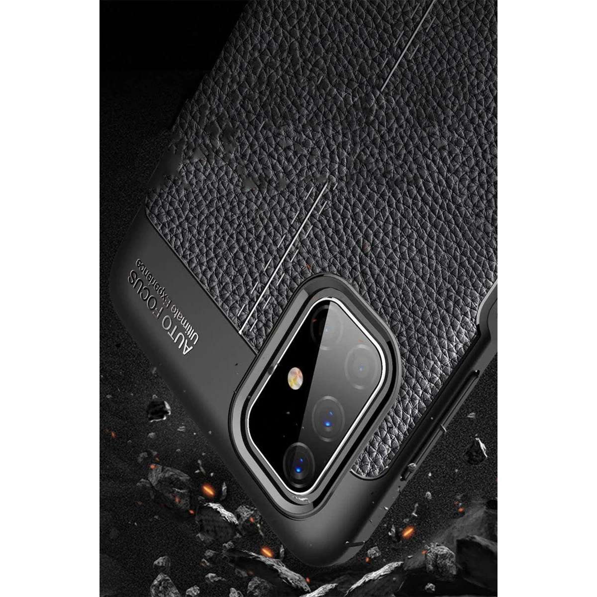 Samsung Galaxy M51 Kılıf Auto Focus Kapak - Kırmızı