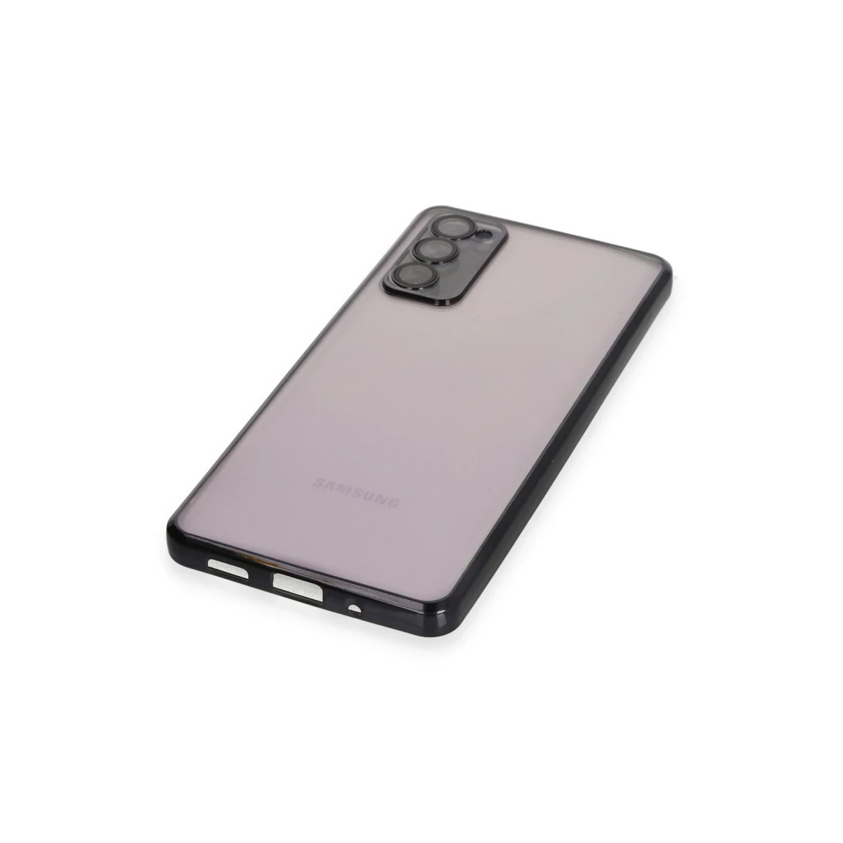Samsung Galaxy S20 FE Kılıf Razer Lensli Silikon - Siyah