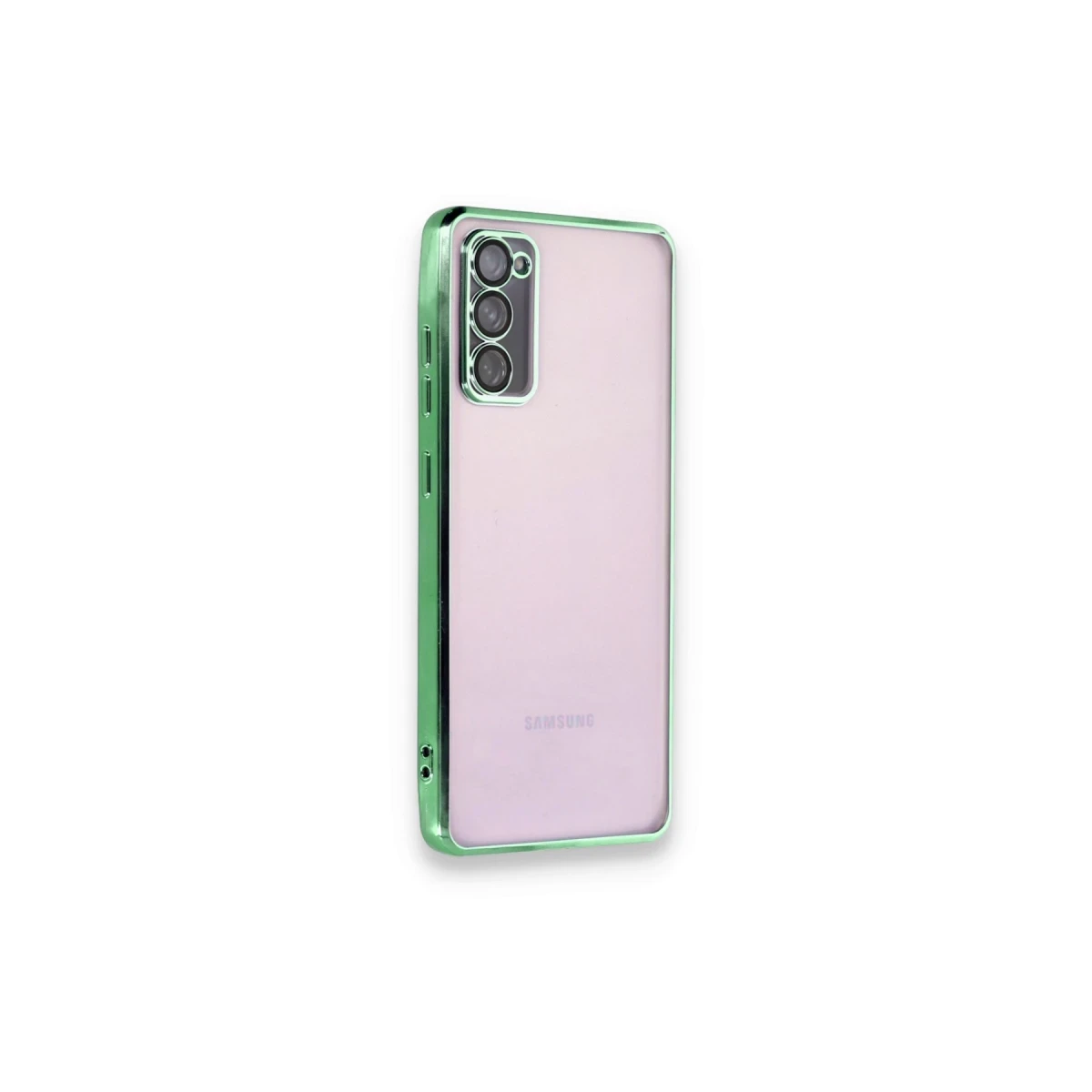 Samsung Galaxy S20 FE Kılıf Razer Lensli Silikon - Yeşil