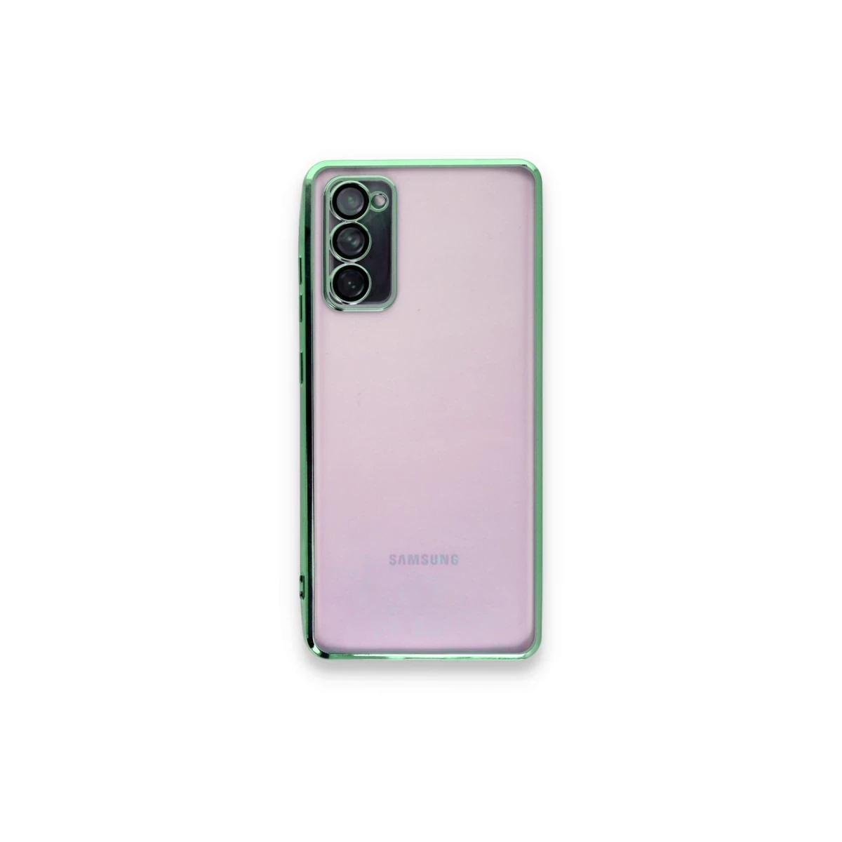 Samsung Galaxy S20 FE Kılıf Razer Lensli Silikon - Yeşil
