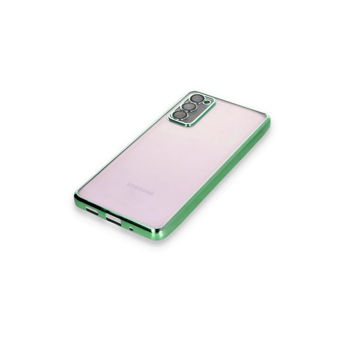 Samsung Galaxy S20 FE Kılıf Razer Lensli Silikon - Yeşil