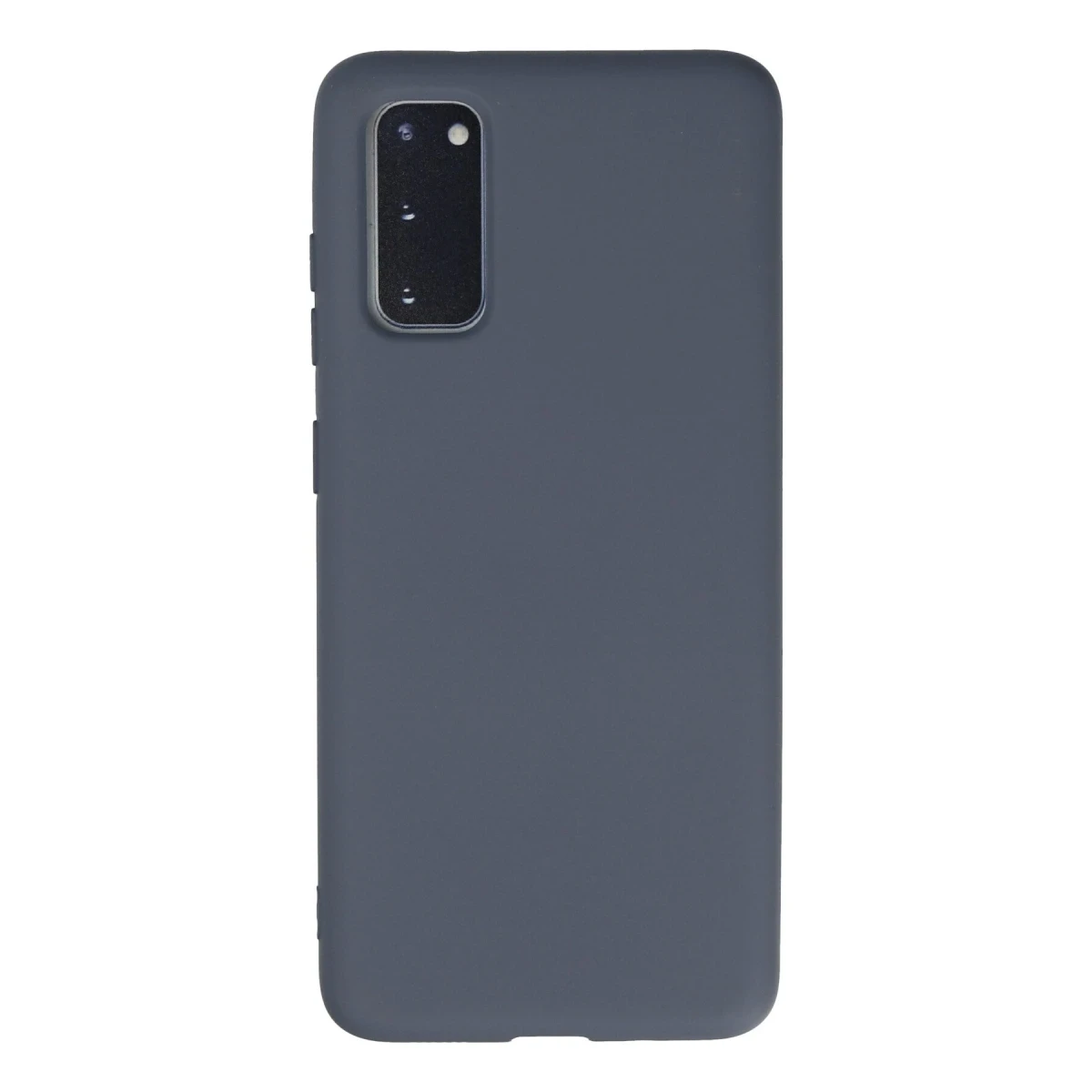 Samsung Galaxy S20 Kılıf Nano içi Kadife Silikon - Gri