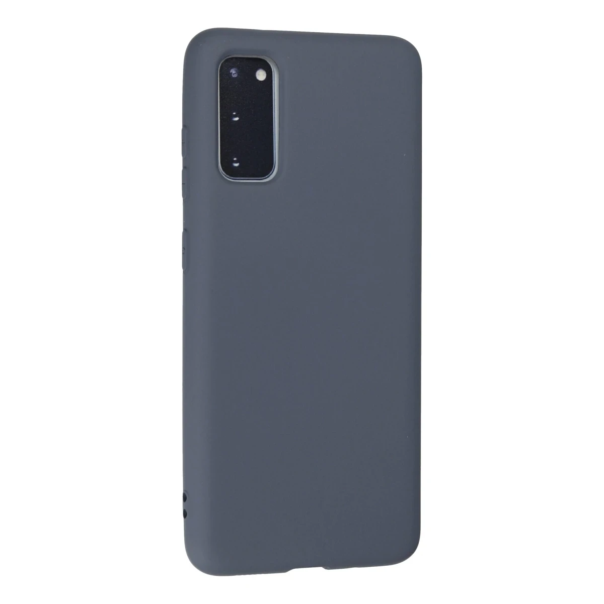 Samsung Galaxy S20 Kılıf Nano içi Kadife Silikon - Gri
