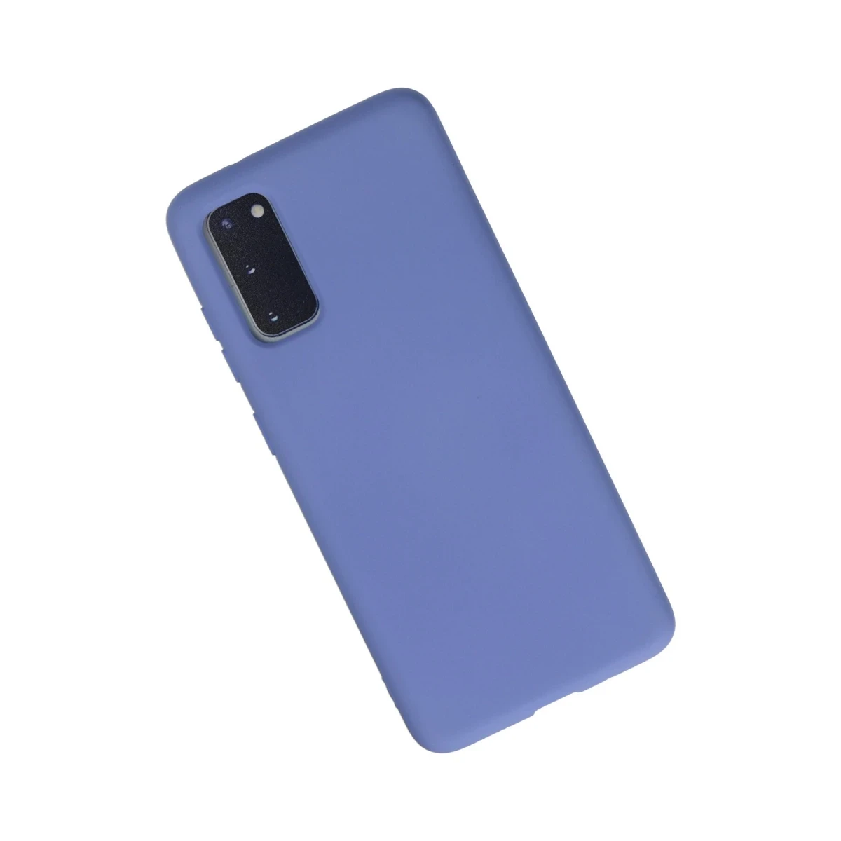Samsung Galaxy S20 Kılıf Nano içi Kadife Silikon - Lila