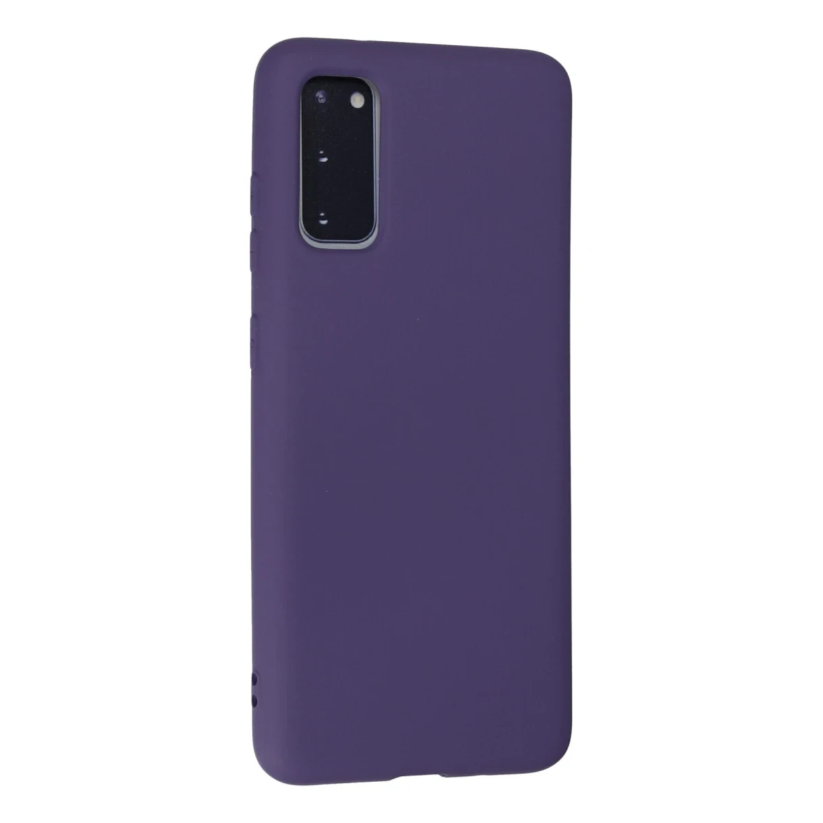 Samsung Galaxy S20 Kılıf Nano içi Kadife Silikon - Mor