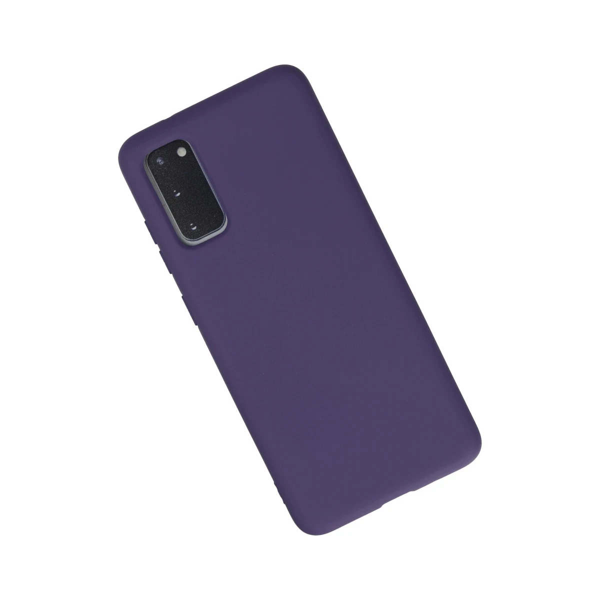 Samsung Galaxy S20 Kılıf Nano içi Kadife Silikon - Mor
