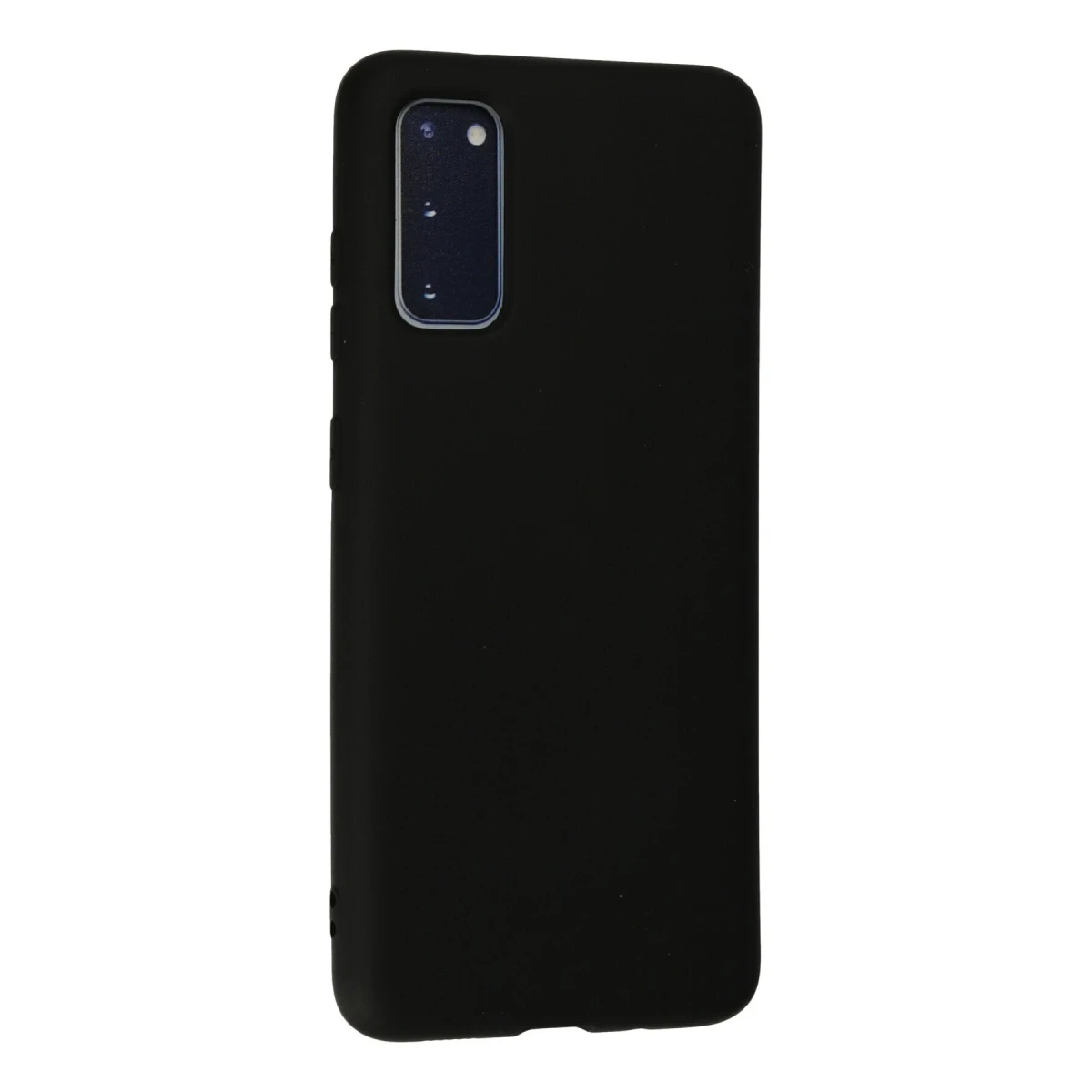 Samsung Galaxy S20 Kılıf Nano içi Kadife Silikon - Siyah