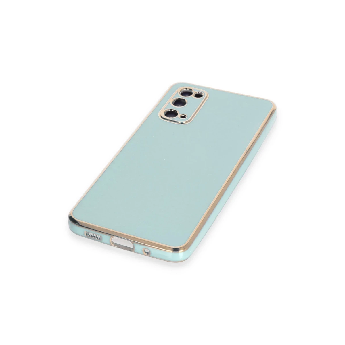 Samsung Galaxy S20 Kılıf Volet Silikon - Açık Yeşil