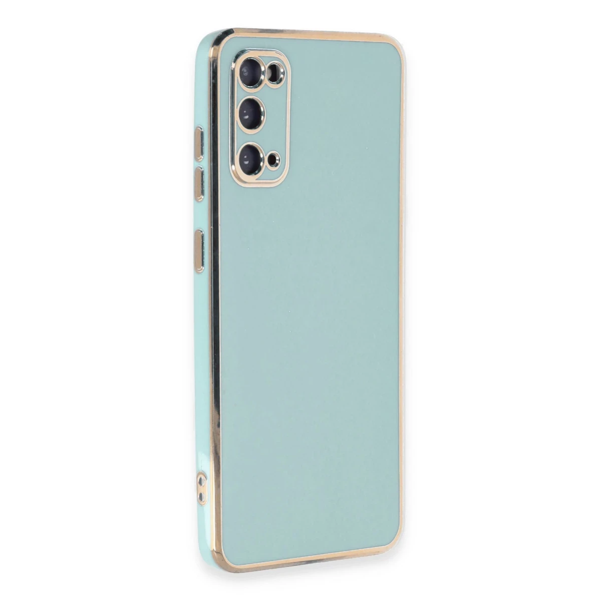 Samsung Galaxy S20 Kılıf Volet Silikon - Açık Yeşil