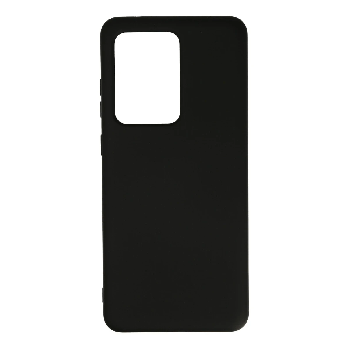 Samsung Galaxy S20 Ultra Kılıf Nano içi Kadife Silikon - Siyah