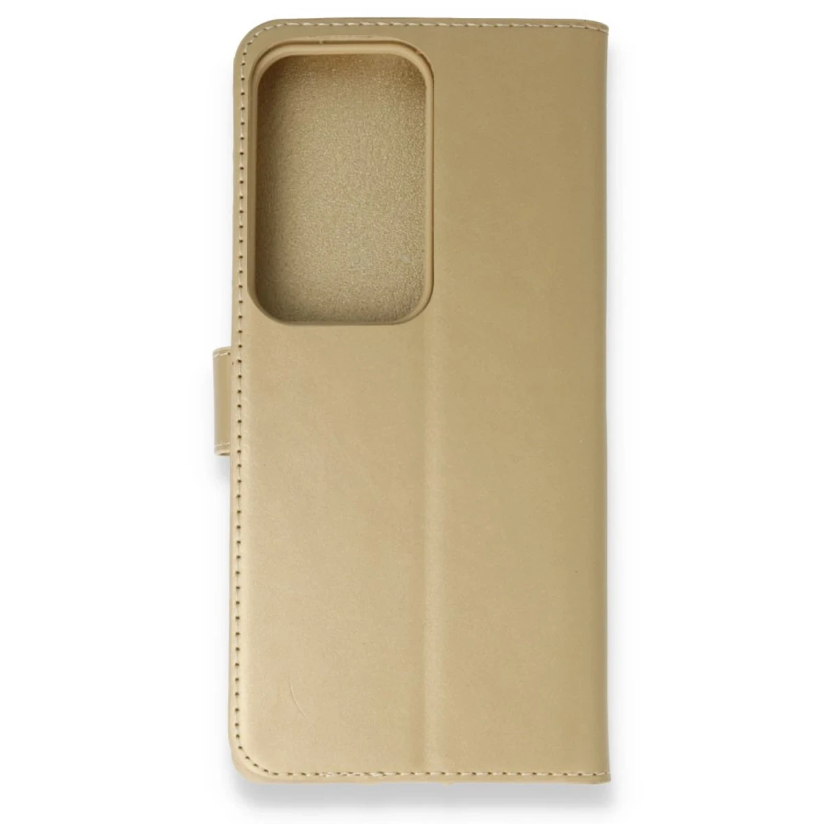 Samsung Galaxy S20 Ultra Trend S Plus Kapaklı Kılıf - Gold