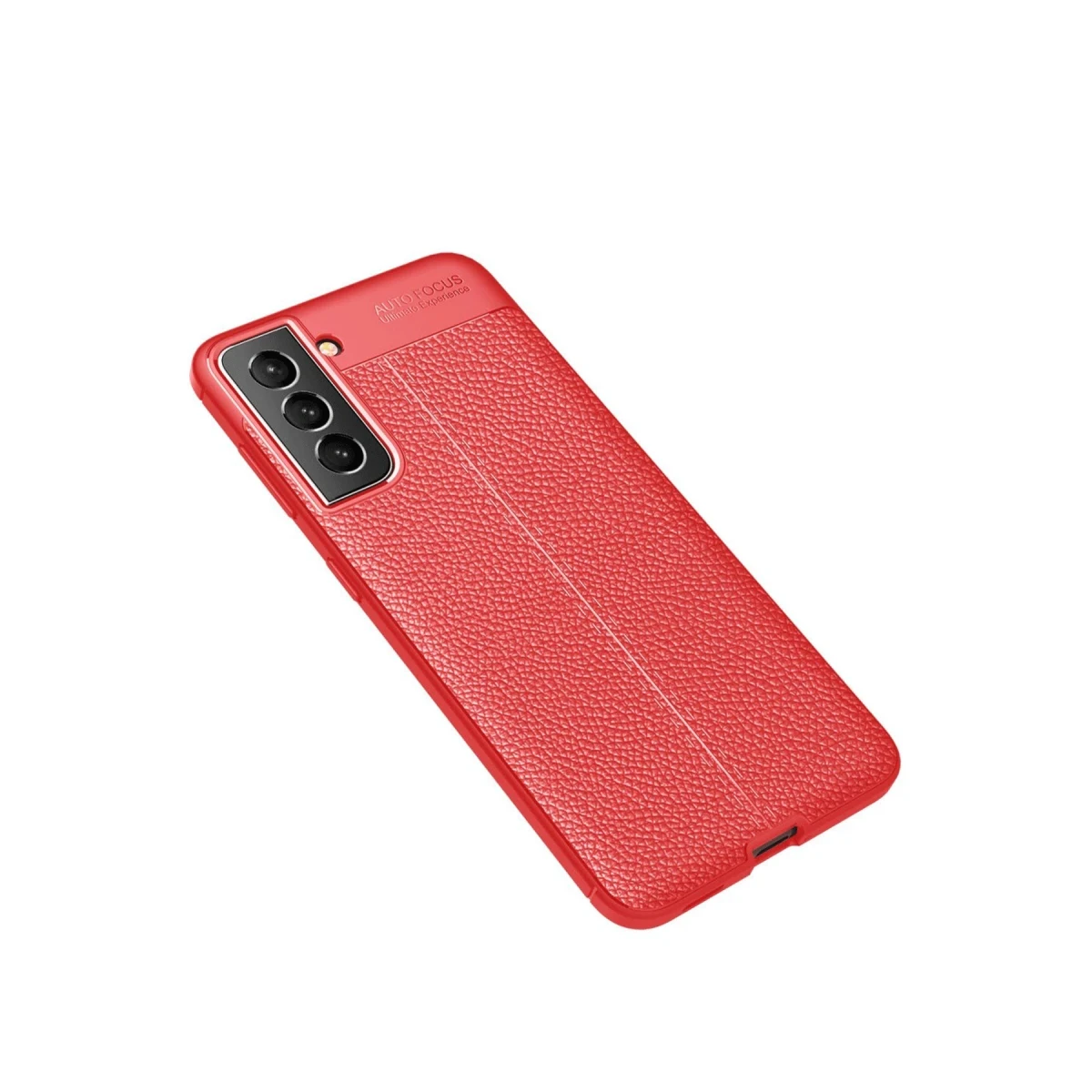 Samsung Galaxy S21 FE Kılıf Auto Focus Kapak - Kırmızı