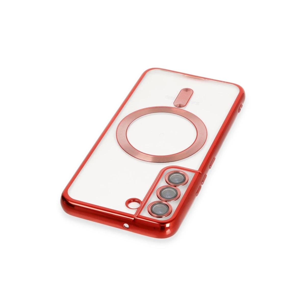 Samsung Galaxy S22 Kılıf Kross Magneticsafe Kapak - Kırmızı