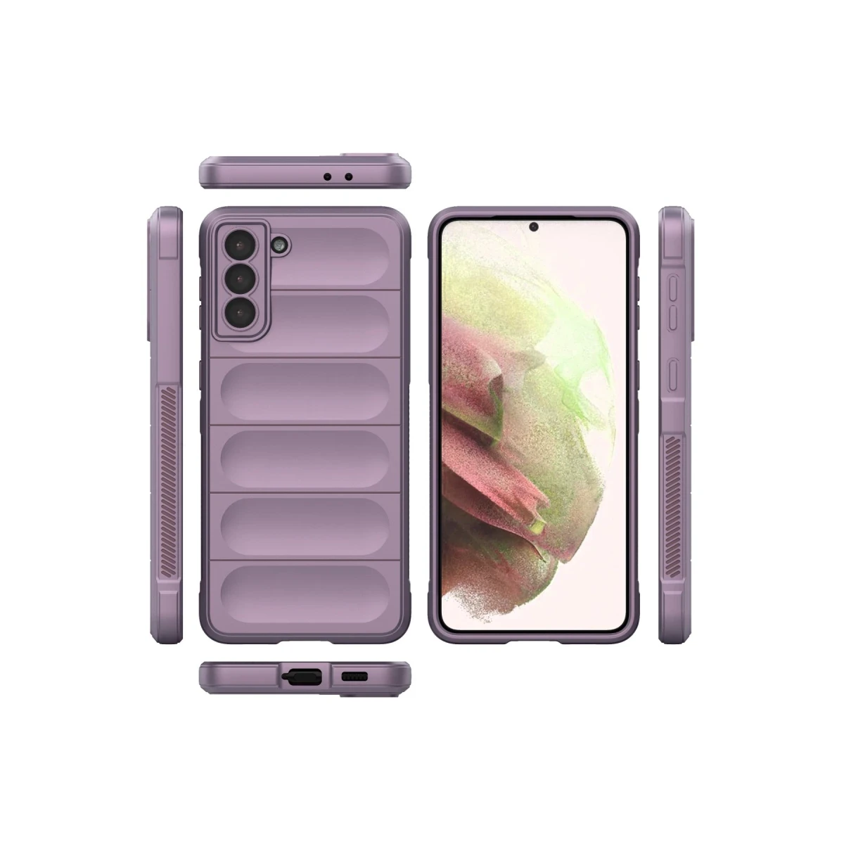 Samsung Galaxy S22 Plus Kılıf Optimum Silikon - Mor