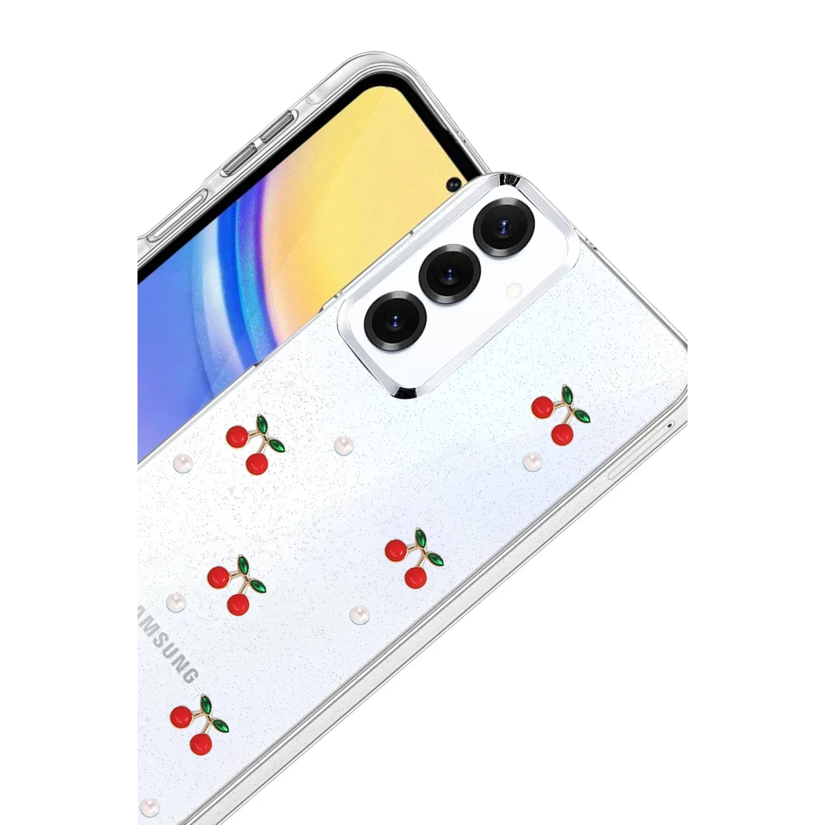 Samsung Galaxy S23 FE Fiyonk Desenli Kapak - Desen 9