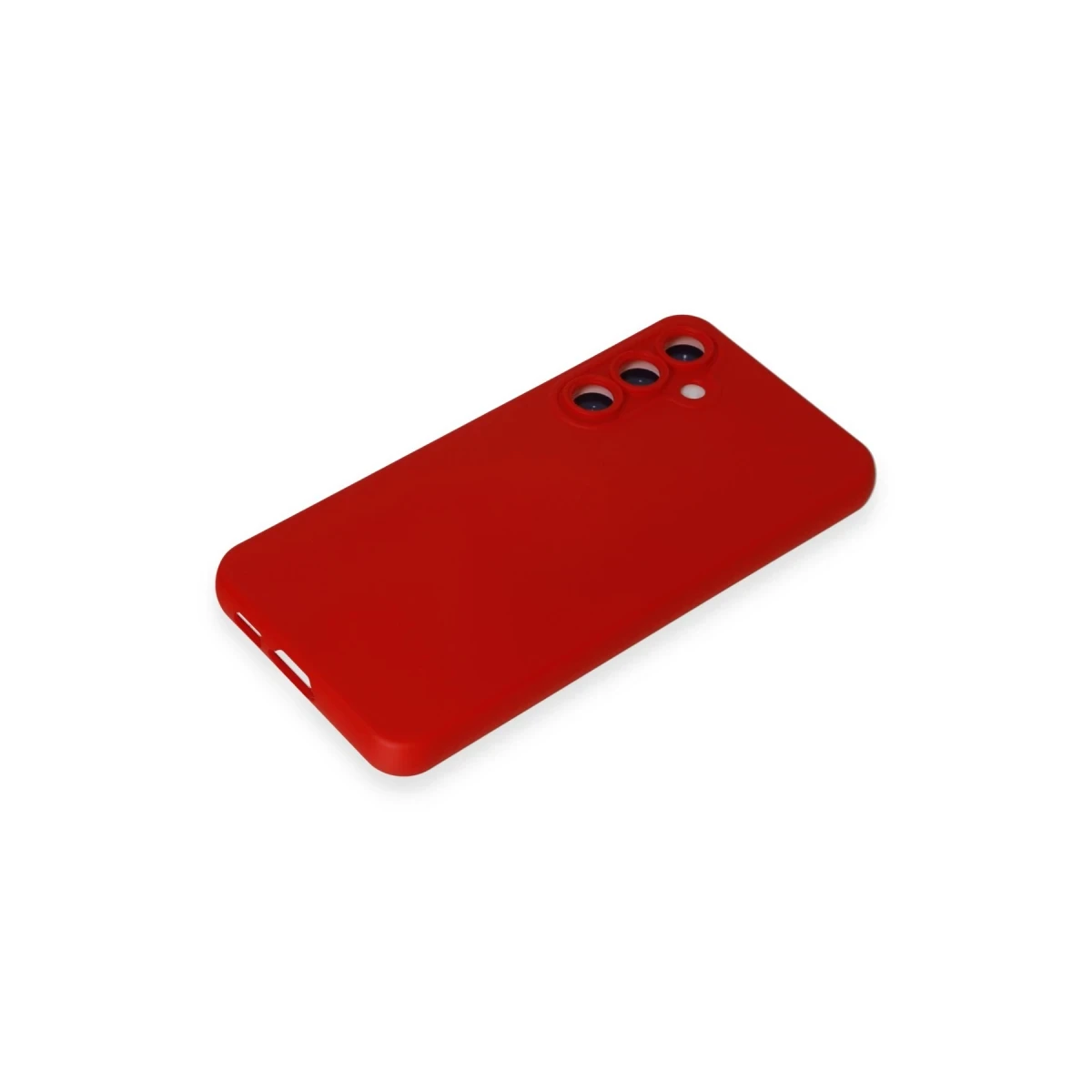 Samsung Galaxy S23 FE Kılıf Nano içi Kadife Silikon - Kırmızı