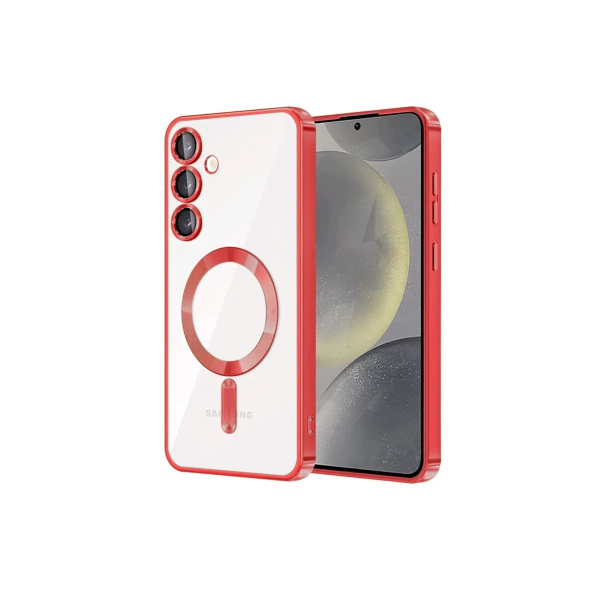 Samsung Galaxy S23 Kılıf Kross Magneticsafe Kapak - Kırmızı