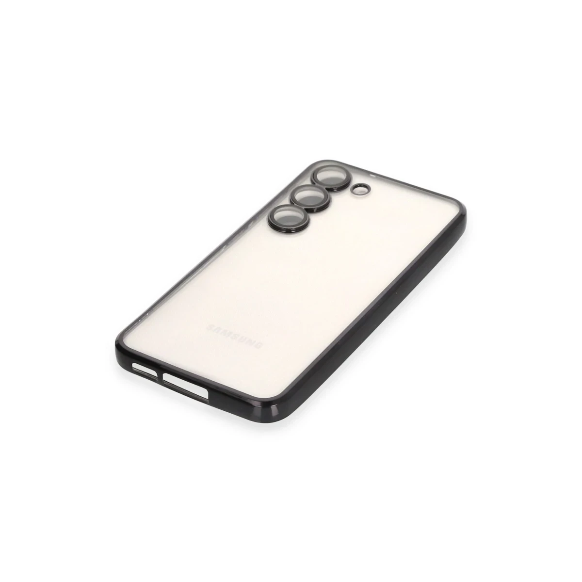 Samsung Galaxy S23 Kılıf Razer Lensli Silikon - Siyah