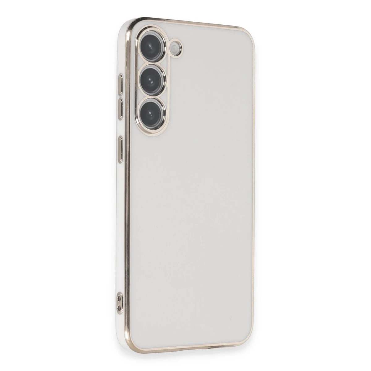 Samsung Galaxy S23 Kılıf Volet Silikon - Beyaz