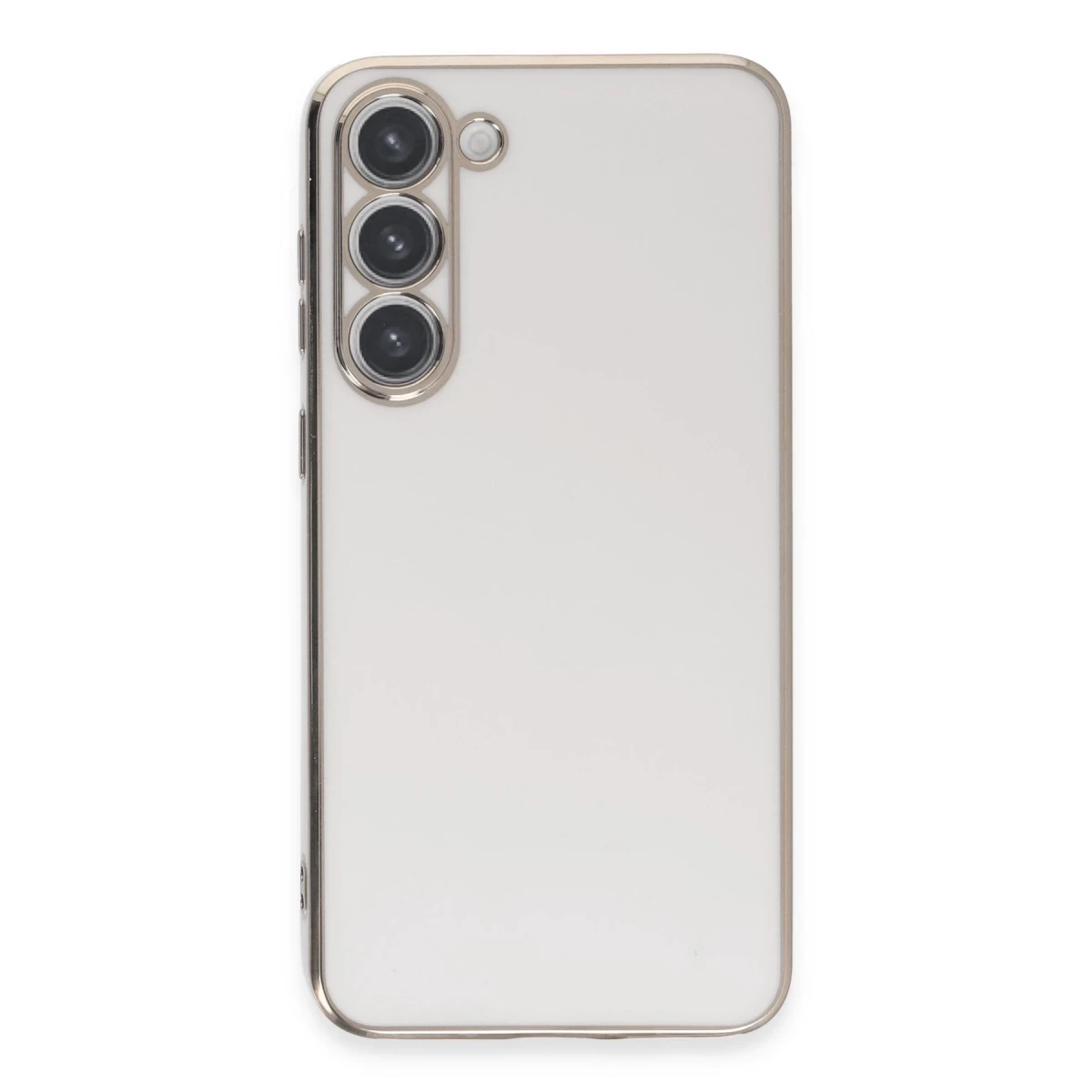 Samsung Galaxy S23 Kılıf Volet Silikon - Beyaz