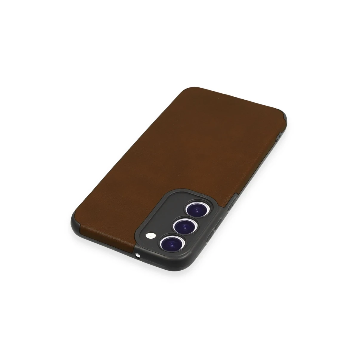 Samsung Galaxy S23 Plus Kılıf Loop Deri Silikon - Kahverengi