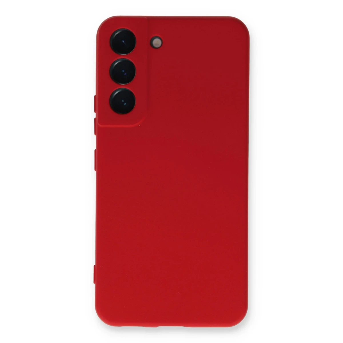 Samsung Galaxy S23 Plus Kılıf Nano içi Kadife Silikon - Kırmızı