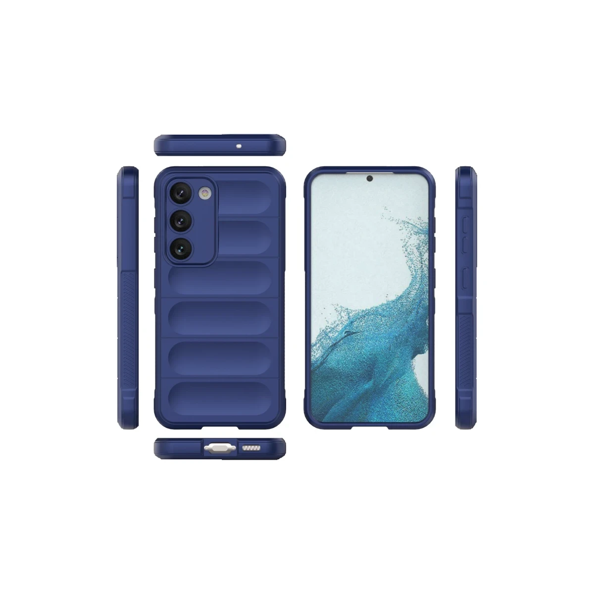 Samsung Galaxy S23 Plus Kılıf Optimum Silikon - Lacivert