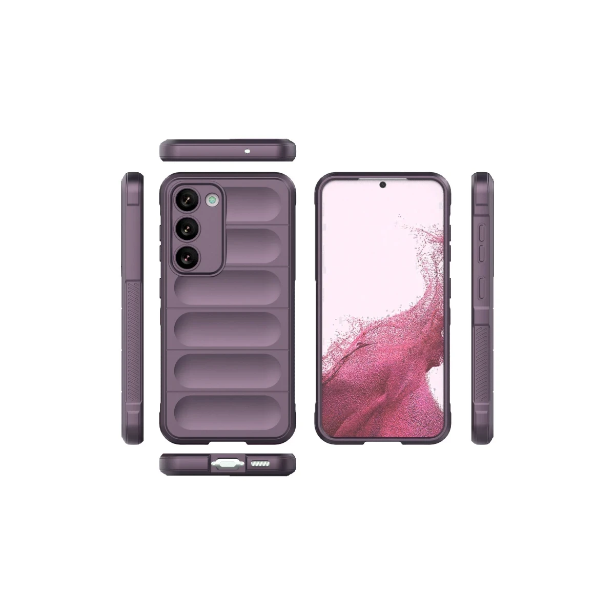Samsung Galaxy S23 Plus Kılıf Optimum Silikon - Mor