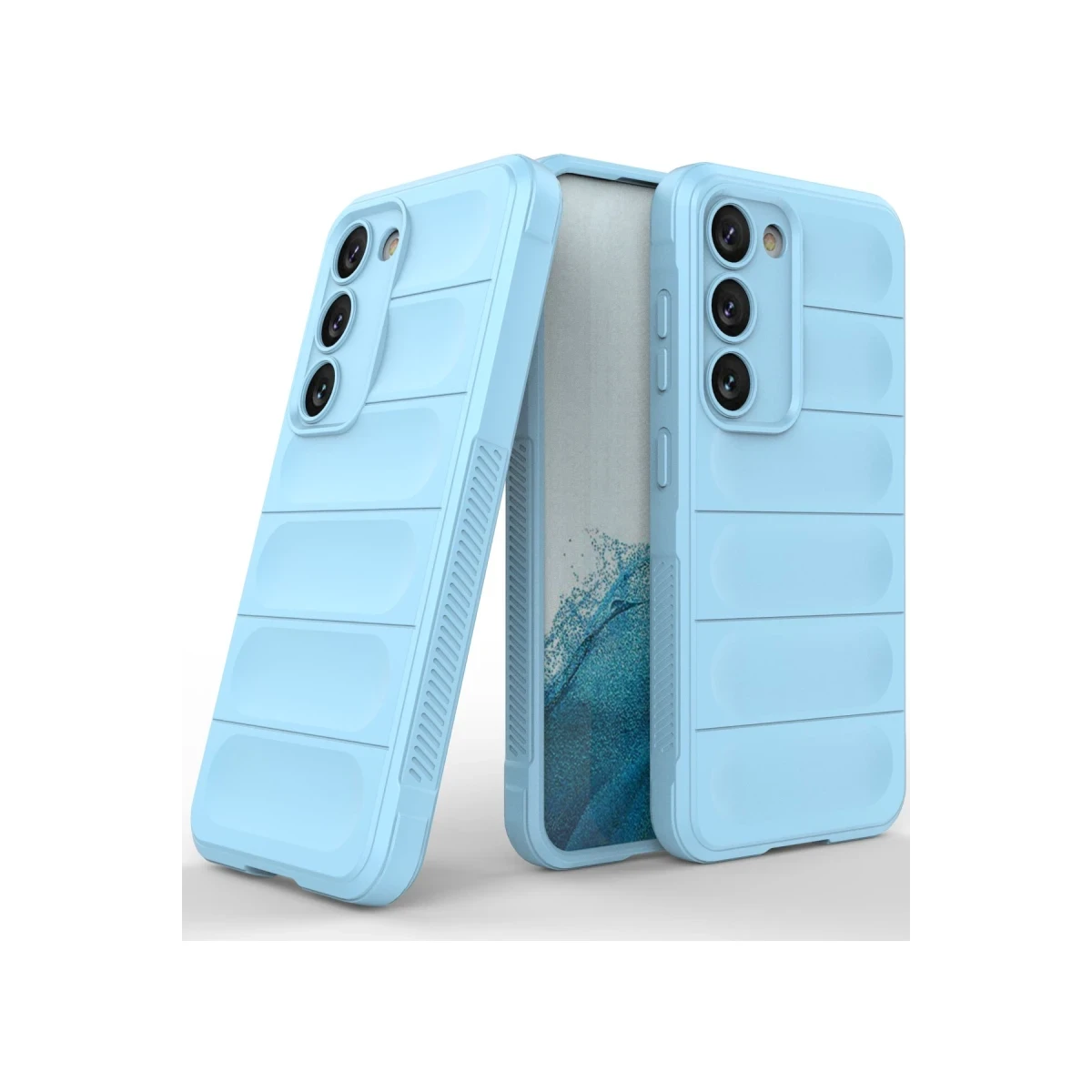 Samsung Galaxy S23 Plus Kılıf Optimum Silikon - Sky Blue
