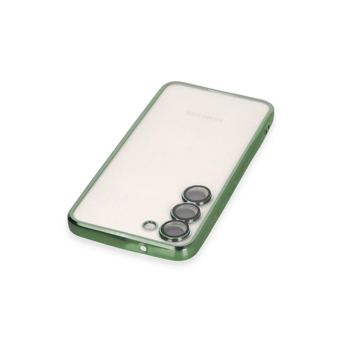 Samsung Galaxy S23 Plus Kılıf Razer Lensli Silikon - Yeşil