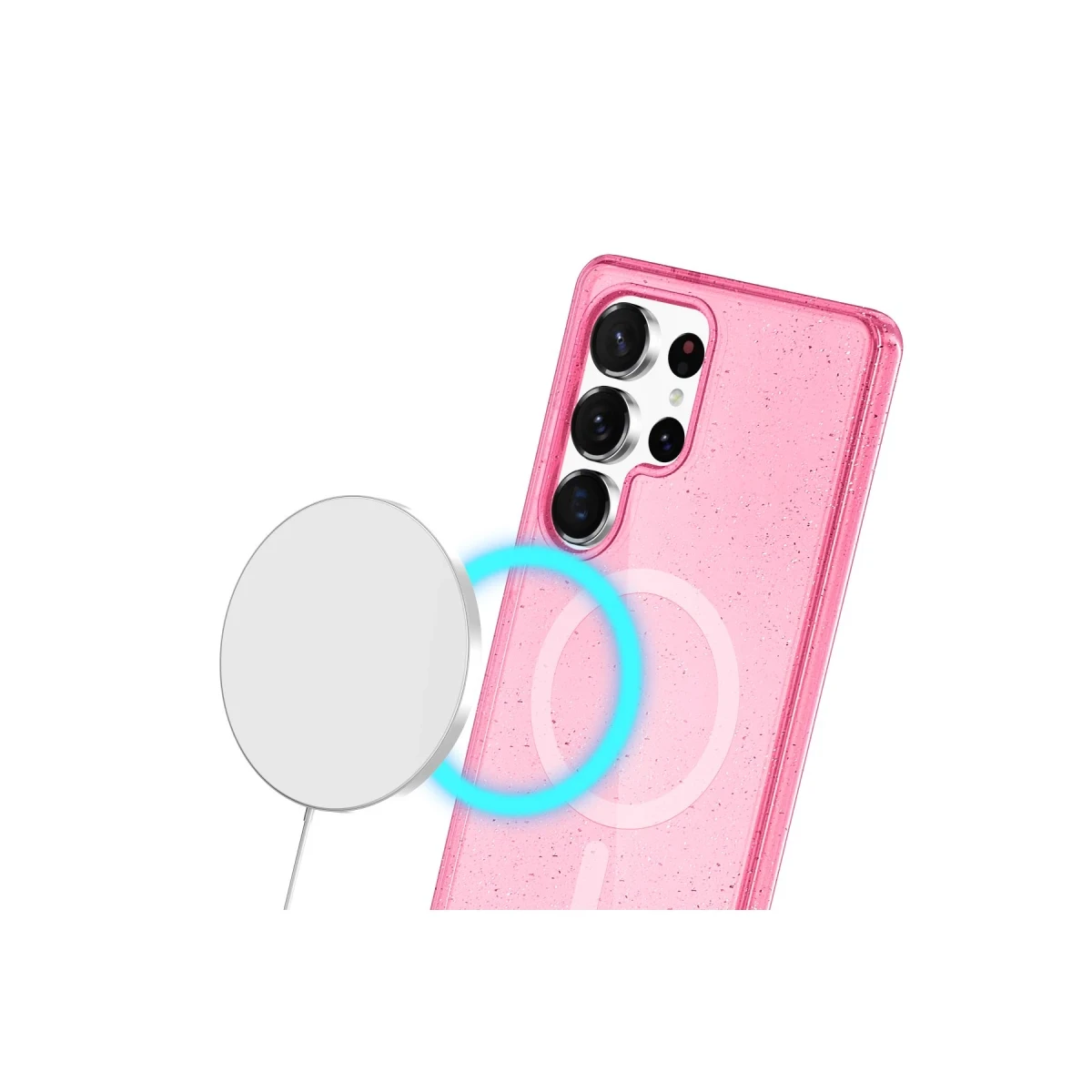 Joko Samsung Galaxy S23 Ultra Kılıf Star Magsafe Kapak - Pembe