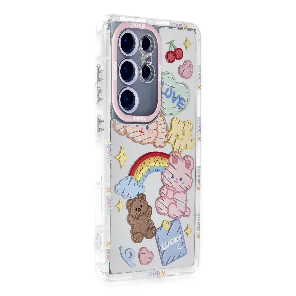 Samsung Galaxy S23 Ultra Kılıf Reflexion Desenli Kapak - Desen 4