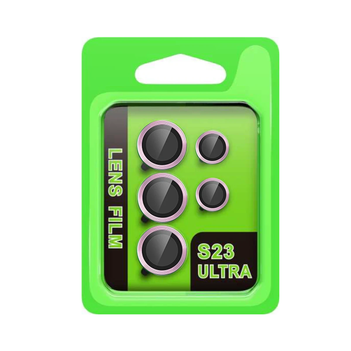 Samsung Galaxy S23 Ultra Raze Metal Kamera Lens - Lila