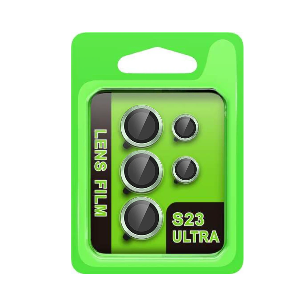 Samsung Galaxy S23 Ultra Raze Metal Kamera Lens - Yeşil