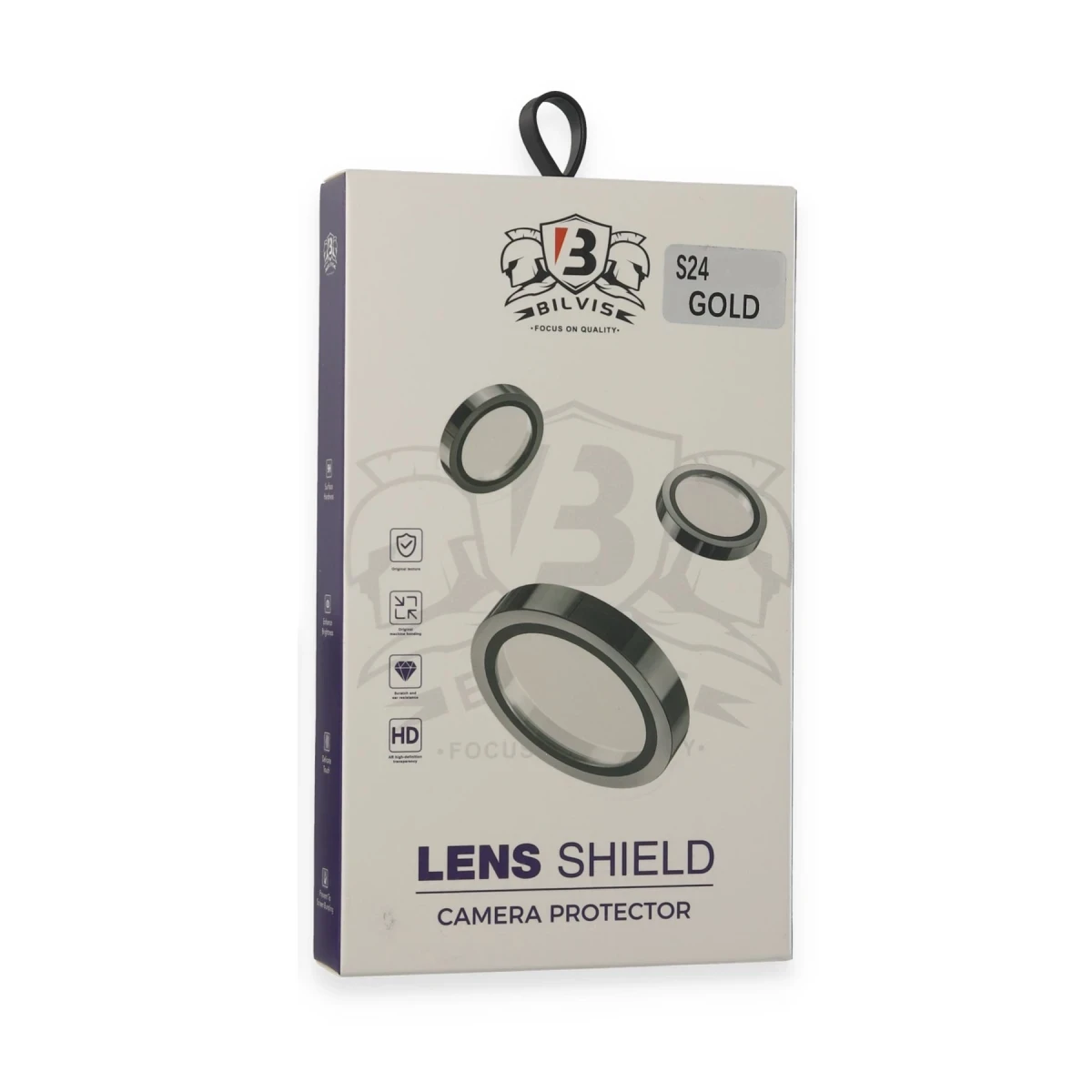Samsung Galaxy S24 Bilvis Titan Kamera Lens - Gold