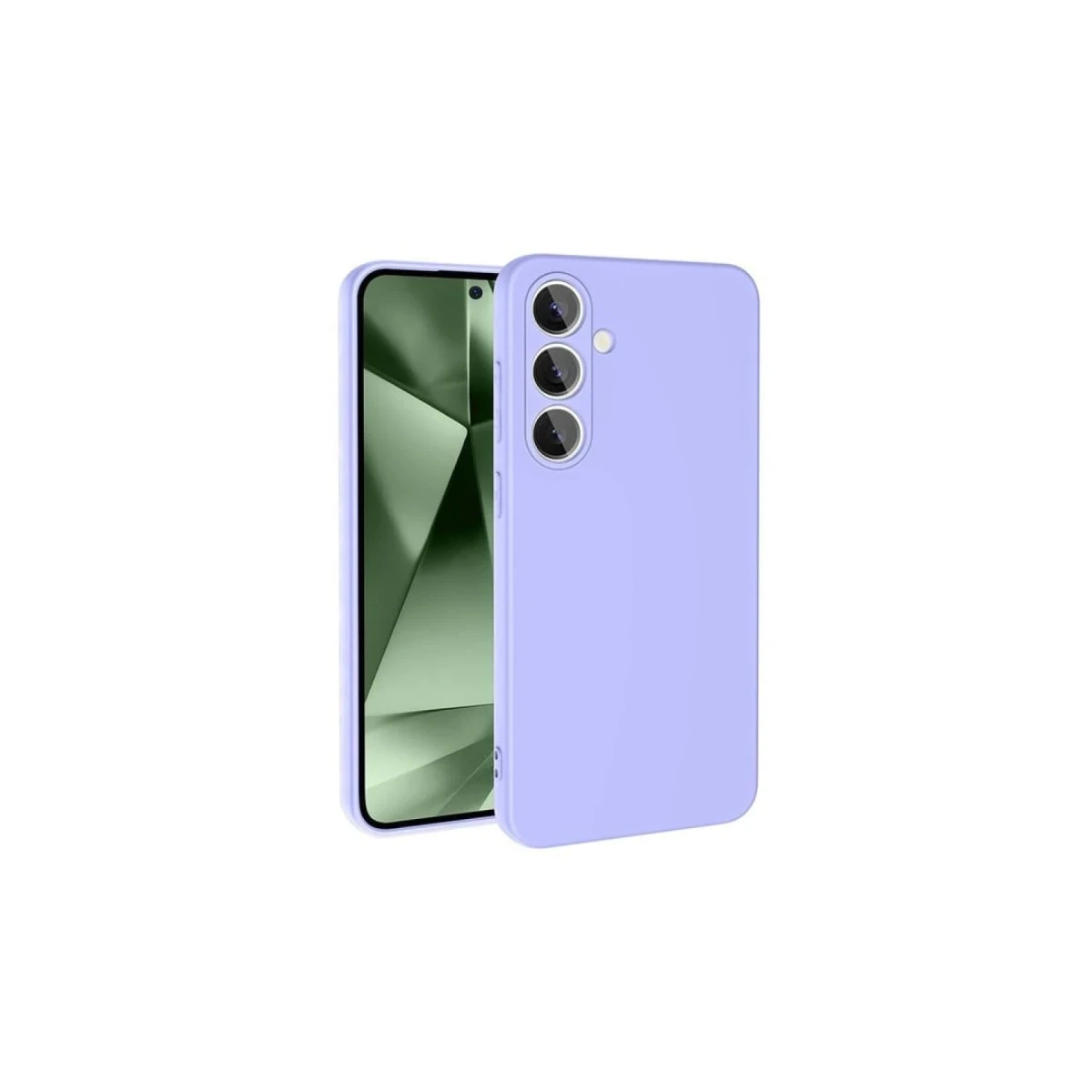 Samsung Galaxy S24 FE Kılıf Nano içi Kadife Silikon - Lila