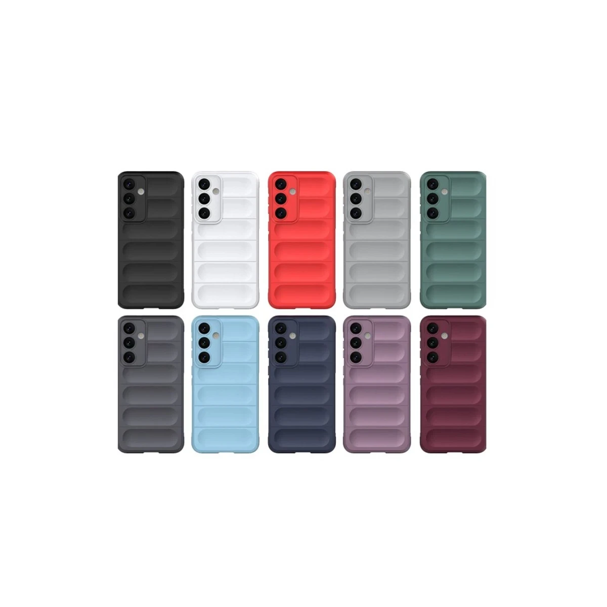 Samsung Galaxy S24 FE Kılıf Optimum Silikon - Kırmızı