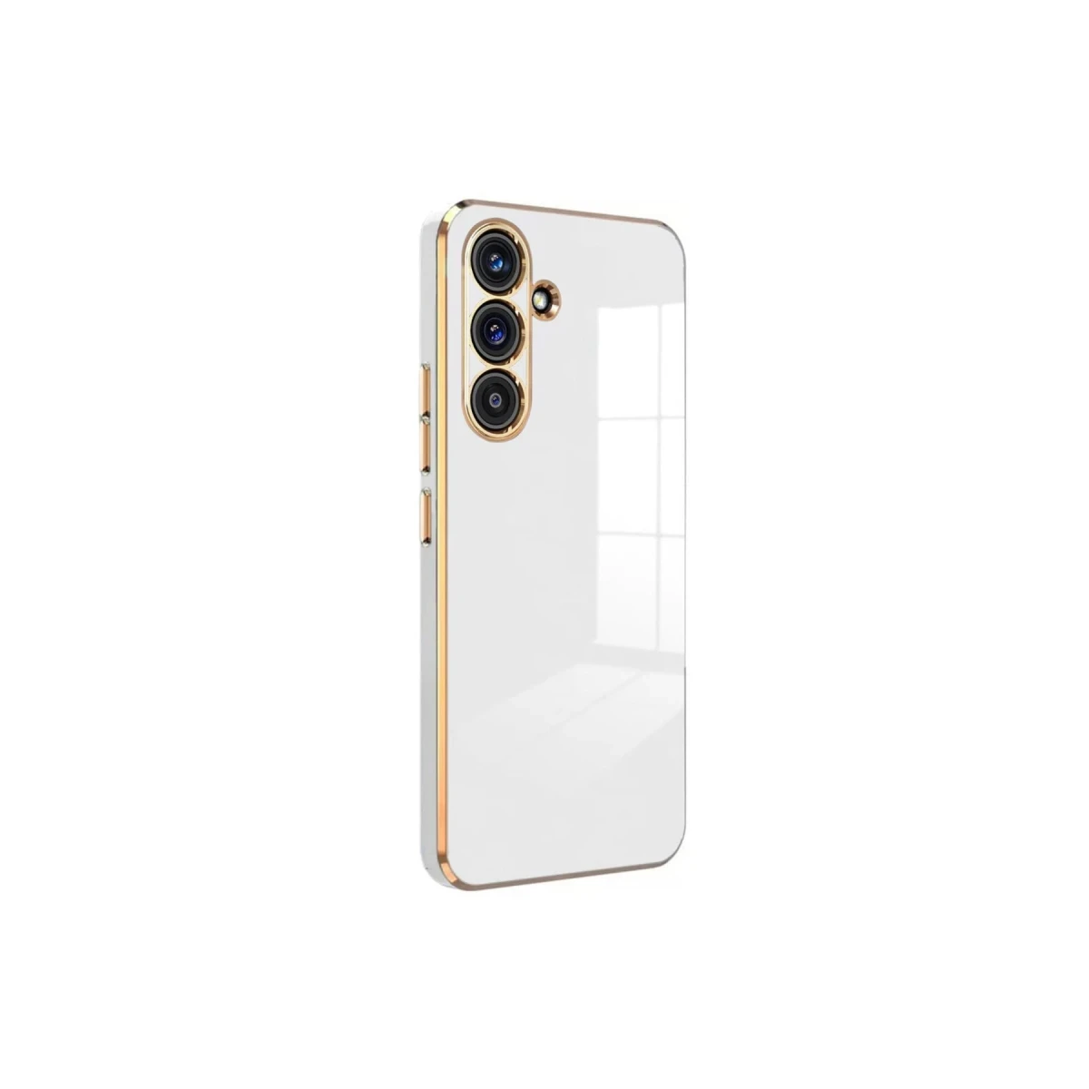 Samsung Galaxy S24 FE Kılıf Volet Silikon - Beyaz
