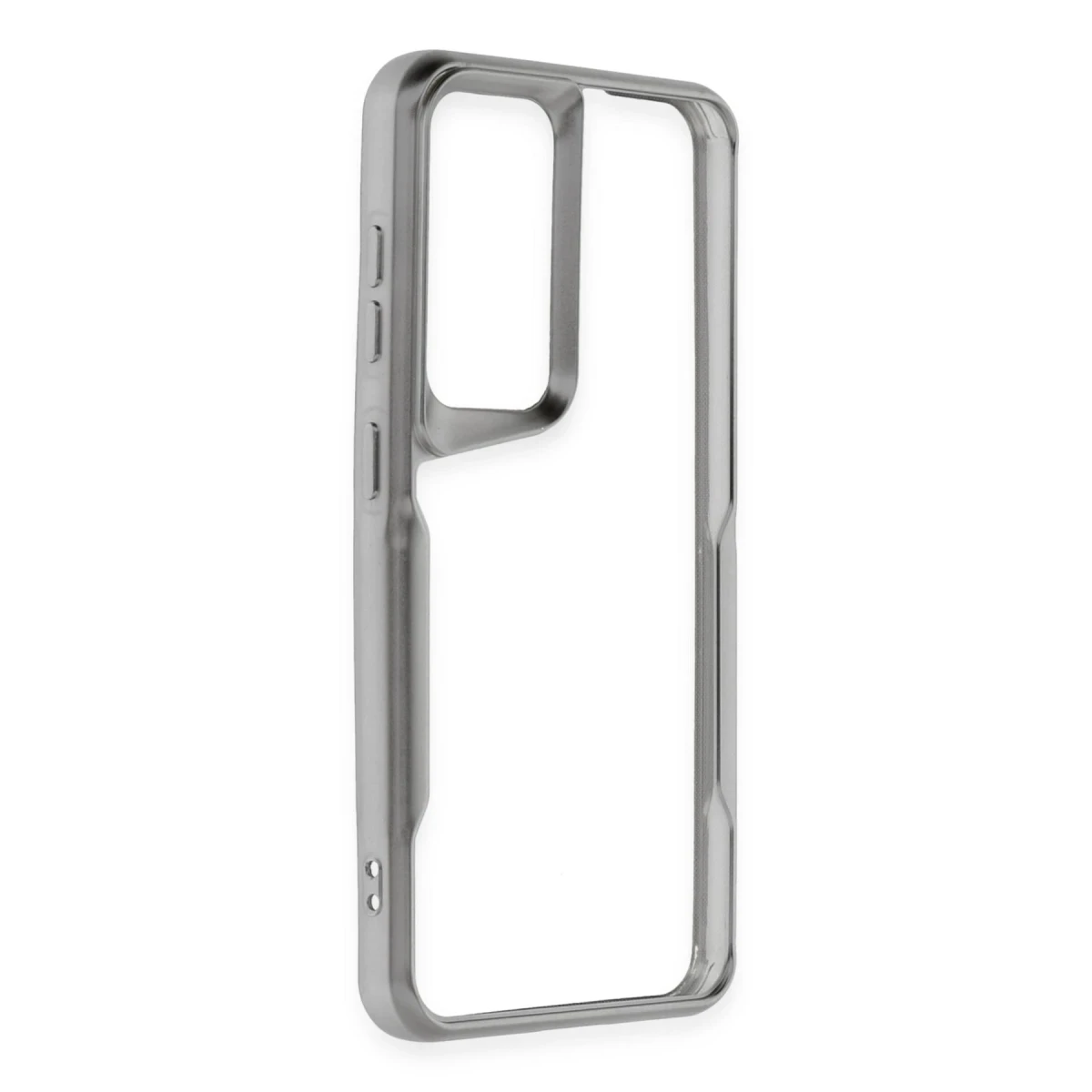Samsung Galaxy S24 Kılıf Boyi Silikon Kapak - Gümüş