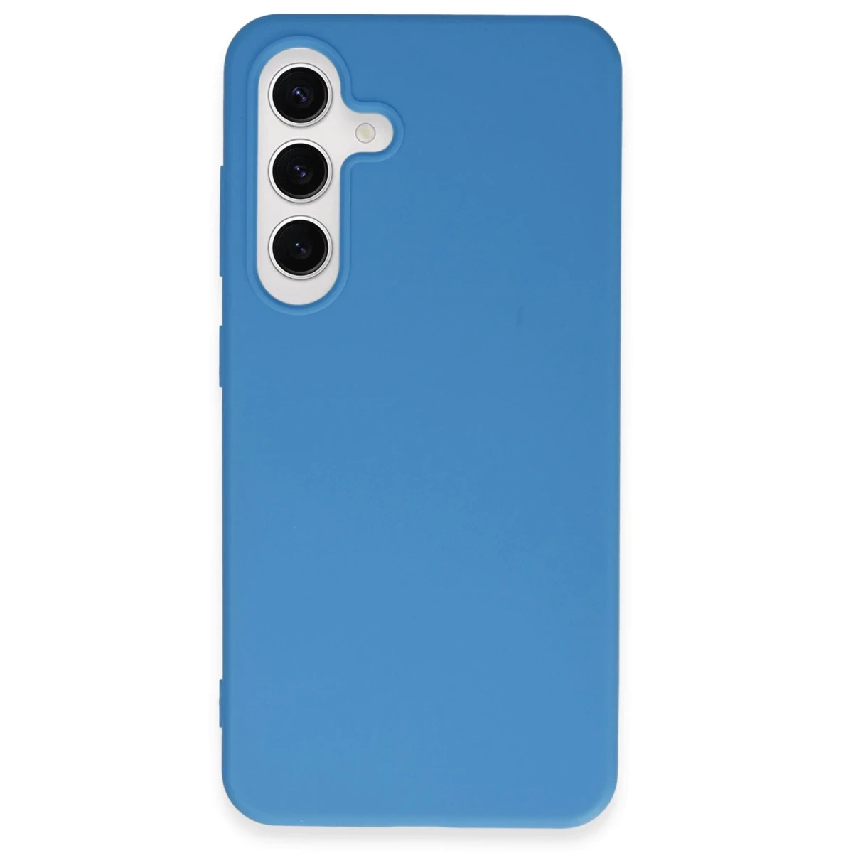 Samsung Galaxy S24 Kılıf First Silikon - Mavi